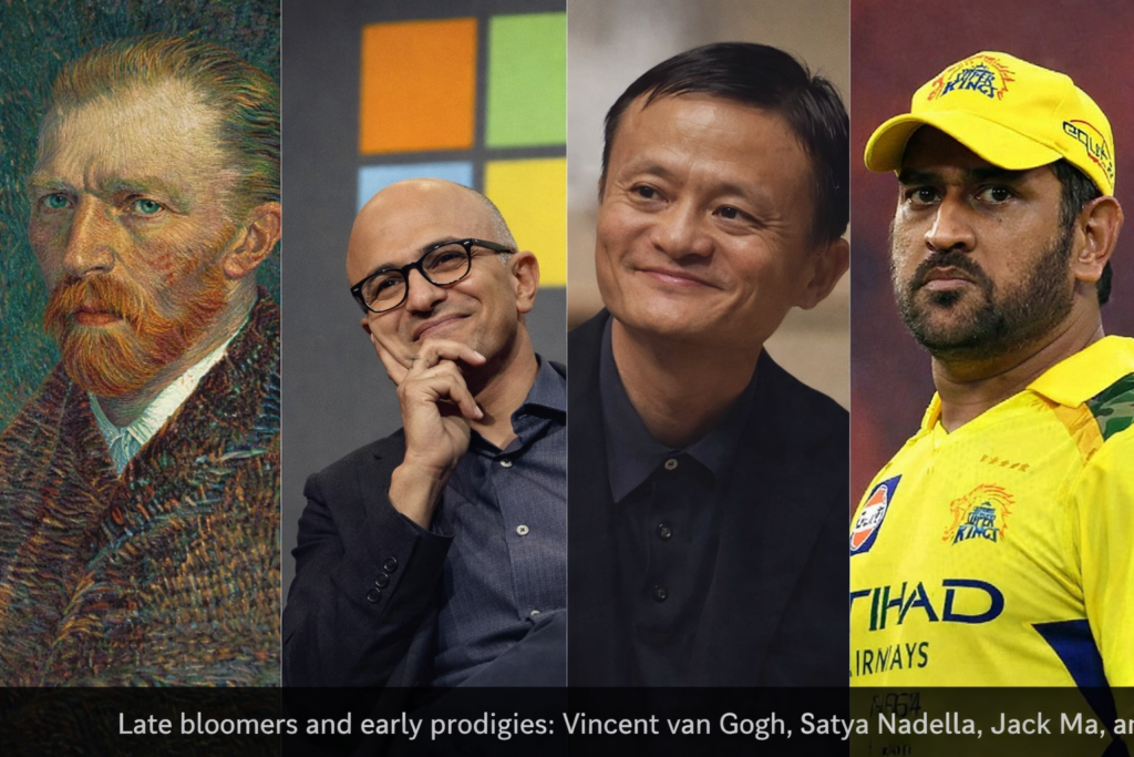 Later Bloomers with sustained success